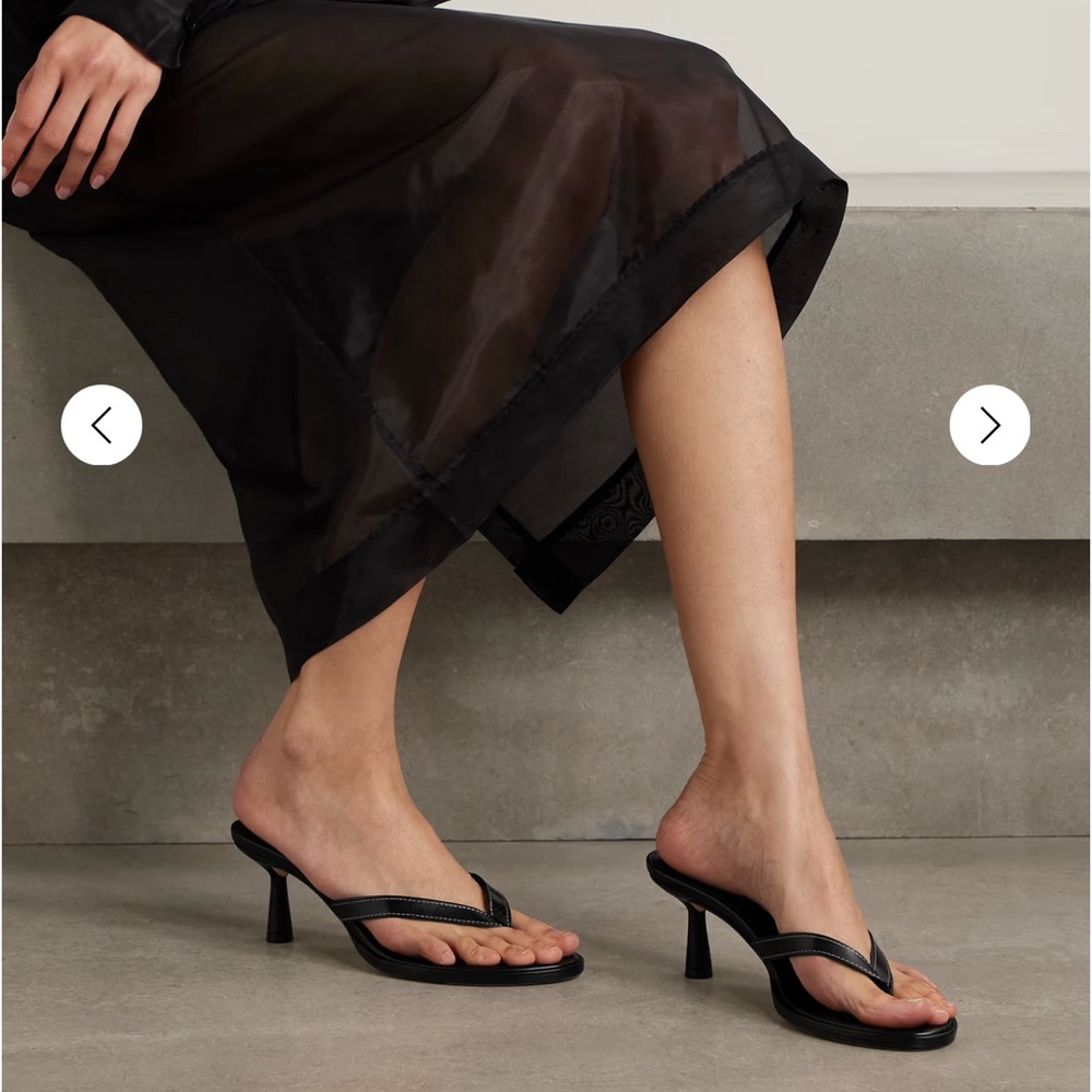 Aeyde Daphne Leather Thong Sandals